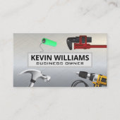 Hardware-Reparaturwerkzeuge | Metall Visitenkarte (Vorderseite)