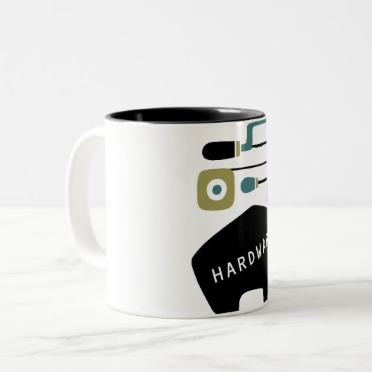 Hardware&Rhino Zweifarbige Tasse (Vorderseite Links)