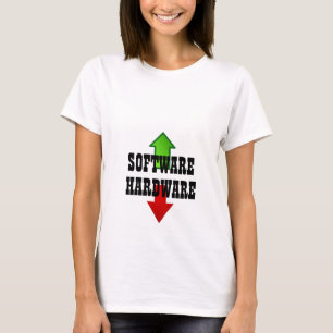 Hardware-Software suggeriert doppelte Bedeutung lu T-Shirt