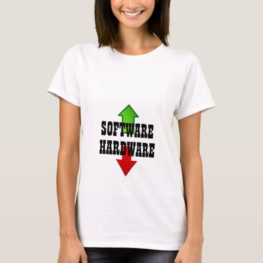 Hardware-Software suggeriert doppelte Bedeutung lu T-Shirt (Vorderseite)