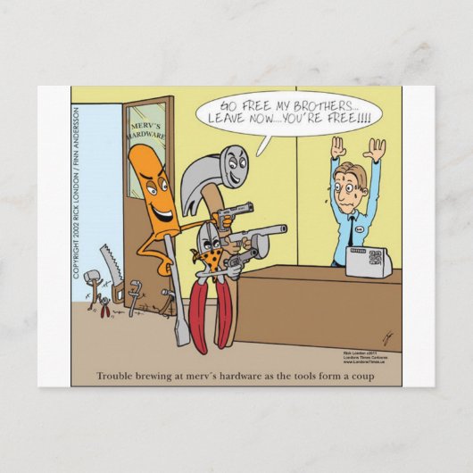 Hardware Store Liberation Funny Gifts T-Shirts Kar Postkarte (Vorderseite)