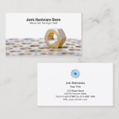 Hardware Store Nuts n Bolzen Schließe Visitenkarte (Vorne/Hinten)