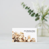 Hardware Store Nuts n Bolzen Schließe Visitenkarte (Stehend Vorderseite)