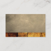 Hardware-Tools | Bau | Holzleder Visitenkarte (Rückseite)