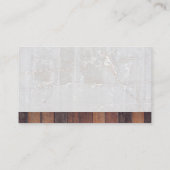 Hardware-Tools | Bau | Marmor und Holz Visitenkarte (Rückseite)