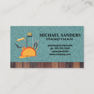 Hardware-Tools Bauharthut Visitenkarte