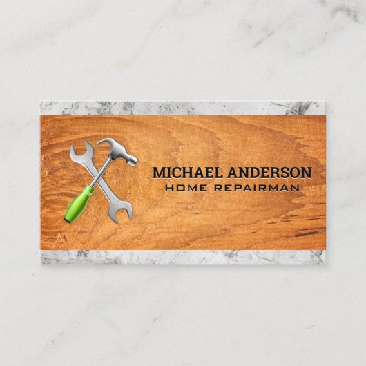 Hardware-Tools | Baumaterial Visitenkarte (Vorderseite)