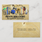 Hardware-Tools | Baupläne | Holz Visitenkarte (Vorne/Hinten)