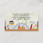 Hardware-Tools | Carpentry | Builder Visitenkarte (Rückseite)