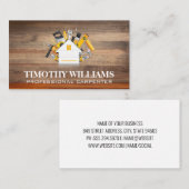 Hardware-Tools | Carpentry | Generalunternehmer Visitenkarte (Vorne/Hinten)