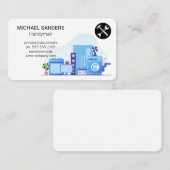 Hardware-Tools | Gerät-Reparateur Visitenkarte (Vorne/Hinten)