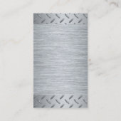 Hardware-Tools | Hammer-Power-Drill | Metallic Visitenkarte (Rückseite)