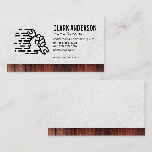 Hardware-Tools | Handschlüssel Visitenkarte (Vorne/Hinten)