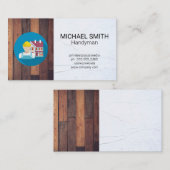 Hardware-Tools | Handyman | Bauarbeiter Visitenkarte (Vorne/Hinten)