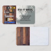 Hardware Tools | Handyman | General Contractor Visitenkarte (Vorne/Hinten)