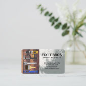 Hardware Tools | Handyman | General Contractor Visitenkarte (Stehend Vorderseite)