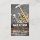 Hardware-Tools | Holz und Stahl Visitenkarte (Vorderseite)