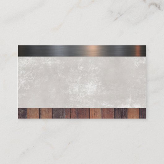 Hardware-Tools | Holzmetall Visitenkarte (Rückseite)