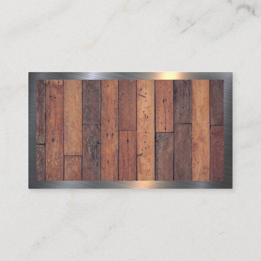 Hardware-Tools | Holzplatten Visitenkarte (Rückseite)