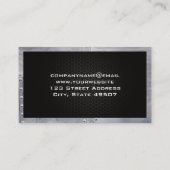 Hardware-Tools | Kohlenstofffaser | Metallrivets Visitenkarte (Rückseite)