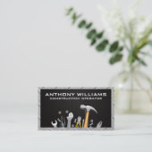 Hardware-Tools | Kohlenstofffaser Visitenkarte (Stehend Vorderseite)