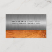 Hardware-Tools | Metall und Holz | Bau Visitenkarte (Rückseite)