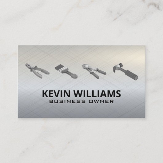 Hardware-Tools | Metallgewebe Visitenkarte (Vorderseite)