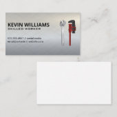 Hardware-Tools | Metallische Hintergrundkarte Visitenkarte (Vorne/Hinten)