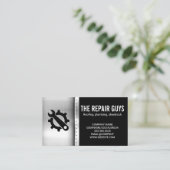 Hardware-Tools | Metallische Rivets Visitenkarte (Stehend Vorderseite)