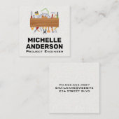 Hardware-Tools Quadratische Visitenkarte (Vorne/Hinten)