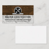 Hardware-Tools | Säge | Gebäude Visitenkarte (Vorne/Hinten)