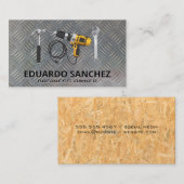 Hardware-Tools | Stahl | Pressholz Visitenkarte (Vorne/Hinten)