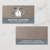 Hardware-Tools | Stahl und Grunge Metal Visitenkarte (Vorne/Hinten)