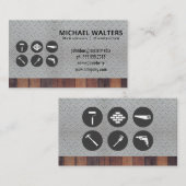 Hardware-Tools | Stahl und Holz Visitenkarte (Vorne/Hinten)