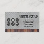 Hardware-Tools | Stahl und Holz Visitenkarte (Vorderseite)