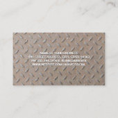 Hardware-Tools | Stahlgitter-Muster Visitenkarte (Rückseite)