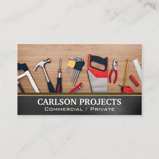 Hardware-Tools | Tischlerbau Visitenkarte (Vorderseite)