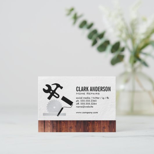 Hardware-Tools Visitenkarte (Stehend Vorderseite)