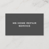 Hardware-Tools Visitenkarte (Rückseite)