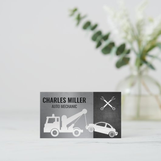 Hardware-Tools | Zugfahrzeug Visitenkarte (Stehend Vorderseite)