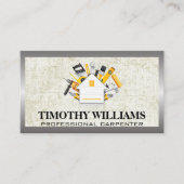 Hardware-Tools | ZUHAUSE | Metallgrenze Visitenkarte (Vorderseite)