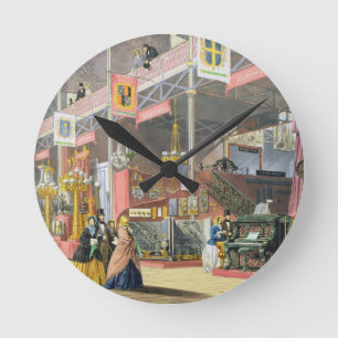 Hardware und Woodcarving-Maschinerie, im Großen E Runde Wanduhr