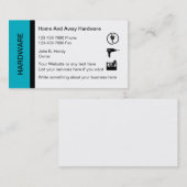 Hardware-Visitenkarten Visitenkarte (Vorne/Hinten)