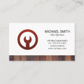 Hardware-Wrench-Tools | Bauarbeiter Visitenkarte (Vorderseite)