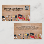 Hardwaretools in Tabelle | QR-Code Visitenkarte (Vorne/Hinten)