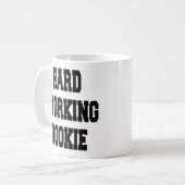 Hardworking Bookie Kaffeetasse (Vorderseite Links)