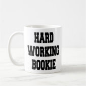 Hardworking Bookie Kaffeetasse (Links)