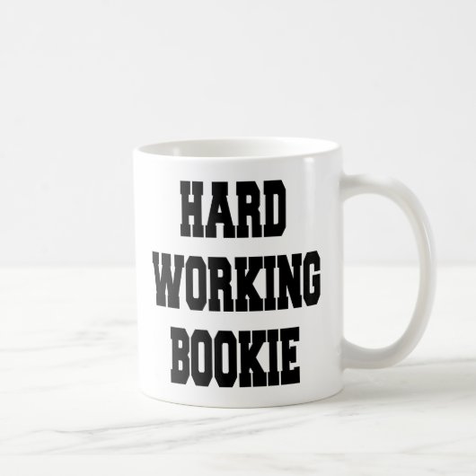 Hardworking Bookie Kaffeetasse (Rechts)