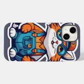 Hardworking Cat Worker Case-Mate iPhone Hülle (Rückseite (Horizontal))