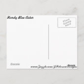 Hardy Blue Aster # 5 Postkarte (Rückseite)